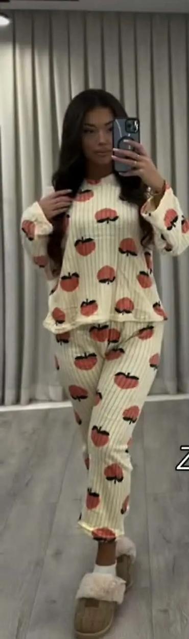 Pidžame: Ženske pidžame – set (gornji deo + donji deo) - Dizajn: raznovrsni — 2