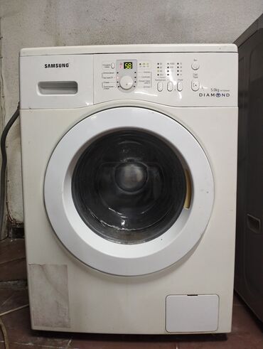мастера по ремонту стиральных машин: Стиральная машина Samsung, Б/у, Автомат, До 5 кг, Полноразмерная