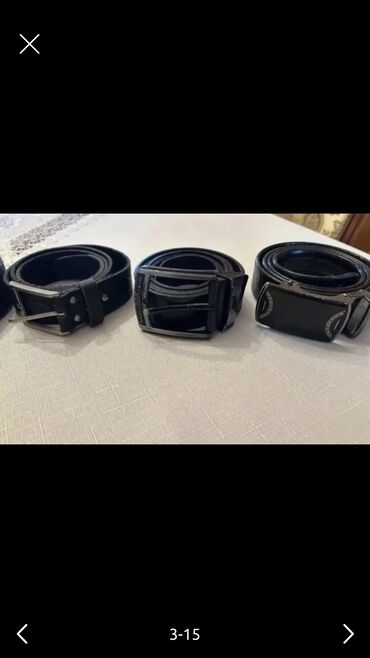 Kəmərlər: Kəmər, Təbii dəri, Yeni — 12