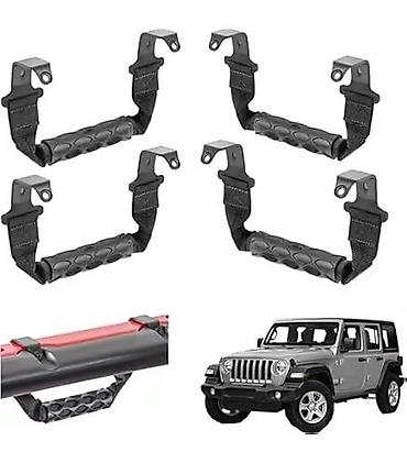 Аксессуары и тюнинг: Jeep Wrangler üçün Tavan Tutacaqları Seti (4 ədəd) - Uyğunluq: Jeep — 1