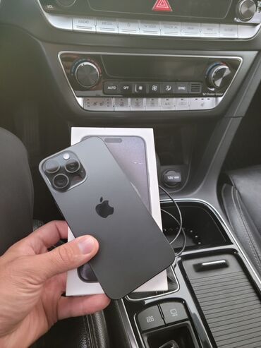 Apple iPhone: IPhone 15 Pro Max, Б/у, 256 ГБ, Black Titanium, Коробка, 100 %