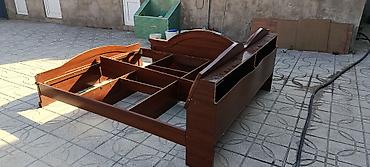 Çarpayılar: Klassik üslubda taxta iki nəfərlik çarpayı karkası - Material: massiv — 3