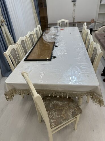 где купить барные стулья: Конок бөлмөсү үчүн үстөл жана отургуч, Колдонулган, Өзү алып кетүү, түсү - Саргыч боз