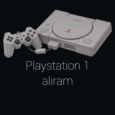 PS2 & PS1 (Sony PlayStation 2 & 1): Playstation 1 alıram. Tam işlək vəziyyətdə olsun Playstation, ps
