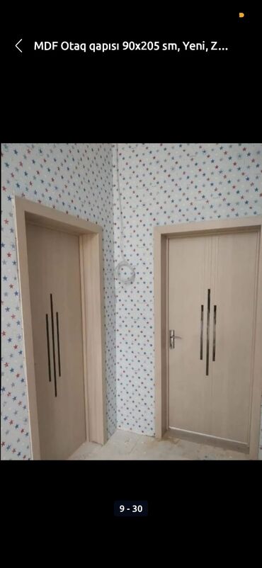 Otaq qapıları: Yeni Otaq qapısı 90x205 sm Zamok və çərçivə ilə, Pulsuz quraşdırma, Pulsuz çatdırılma — 16