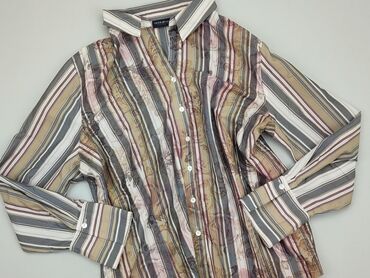 bluzki w paski granatowe: Koszula Damska, 3XL, stan - Dobry
