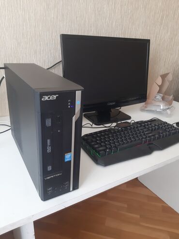 Masaüstü kompüterlər və iş stansiyaları: ACER sistem bloku + Casper Monitoru = Dəst şəkildə hər şey yazılıb. 1 — 3