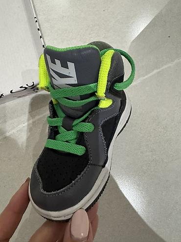 Детская обувь: Цвет - Серый Кроссовки, Nike, Размер: 21, Унисекс — 2