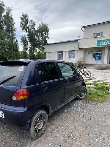 Унаа: Daewoo Matiz: 2001 г., 0.8 л, Кол менен иштөөчү, Хетчбек — 6