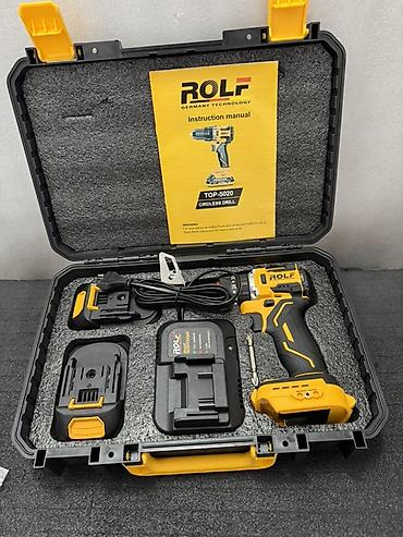 brushless: Аккумуляторная дрель-шуруповёрт ROLF TOP-5020 (Brushless) в кейсе — 4