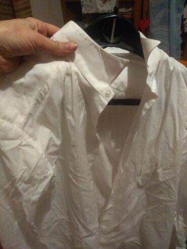 satenske kosulje: Shirt L (EU 40), color - White