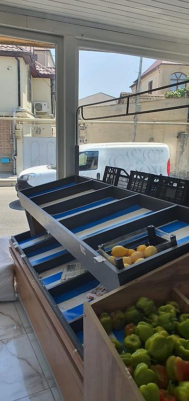 rack: *Seva Xirdalan* Meyvə polkaları satilir. Uz 2meni 1,20sm. Hund 1.15 — 1
