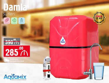 çirkab su: 💧 DAMLA - Su Filtri – Ailən üçün saf seçim 💧 🔹 5 mərhələli filtrasiya