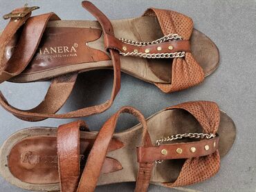 italijanske kozne sandale: Sandals, 38