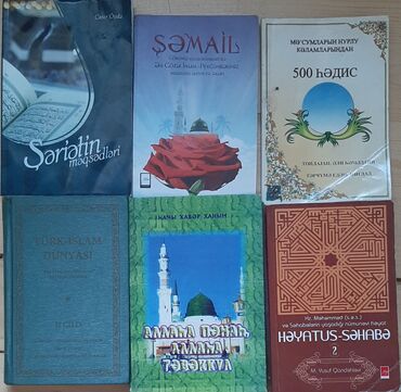 dini kitab satışı: Dini kitablar satilir. Toplu alan olsa 35azn, tek-tek qiymetler