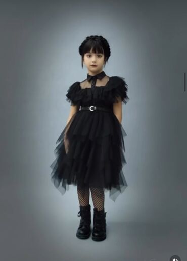 платье прокат: Сдаю на прокат платье Уэнсдей на возраст от 4 до 7 лет цена 800