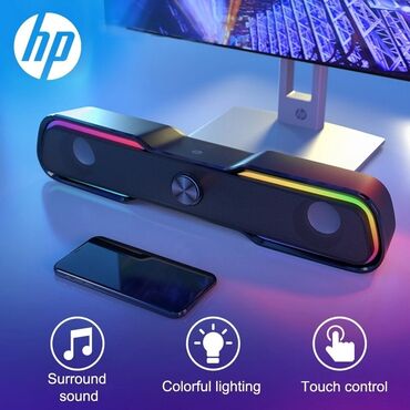 hp compaq: Продаю колонки HP(новые), звук отличный, есть подсветка(управляемая)