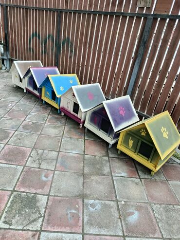 Yuvalar: Məhsul: Ev heyvanları üçün taxta evlər Təsvir: - Müxtəlif ölçü və — 3