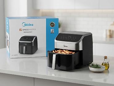 Аэрогриль-фритюрница Midea SpaceMaster WIDEMAX 8,5 л Описание для