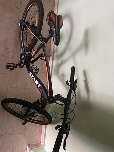 İdman velosipedləri: START Speed dağ velosipedi - Rəng: mat qara, narıncı-qırmızı — 3