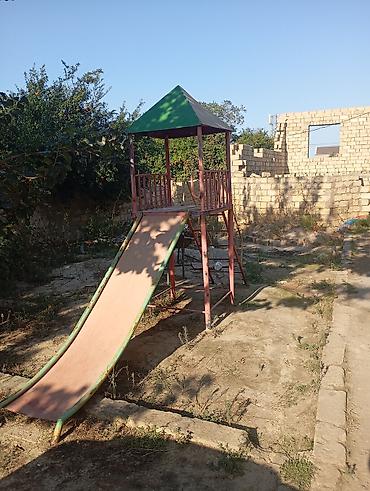 детский игровой набор черепашки ниндзя: Uşaq oyun kompleksi – metal konstruksiyalı qüllə və enişli slayd - — 5
