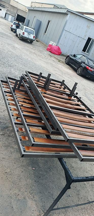ortopedik matraslar: Metall çarpayı karkası – lamelli ortopedik əsas Məhsul təsviri: - — 4