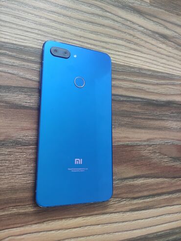 телефон а12: Xiaomi, Mi 8 Lite, Б/у, 64 ГБ, цвет - Синий, 2 SIM