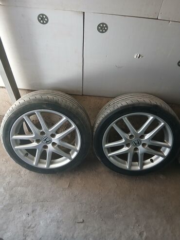 диска на хонда одиссей: Дөңгөлөктөр монтажда 215 / 45 / R 17, Жай, Колдонулган, Комплект, Жеңил унаалар, Куйма, тешиктери - 5