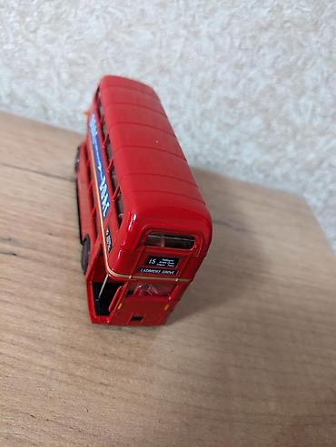 rolls roys: Модель автобуса London Transport Routemaster (двухэтажный красный) - — 3
