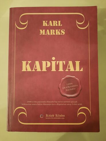 Kitablar, jurnallar, CD, DVD: Kapital əsəri
təzədir