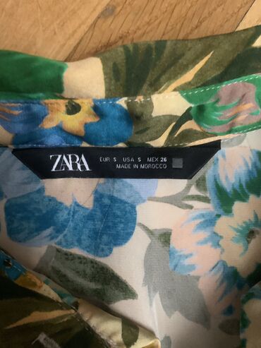 neobicne zenske kosulje: Zara, S (EU 36), M (EU 38), Polyester, Floral, color - Multicolored