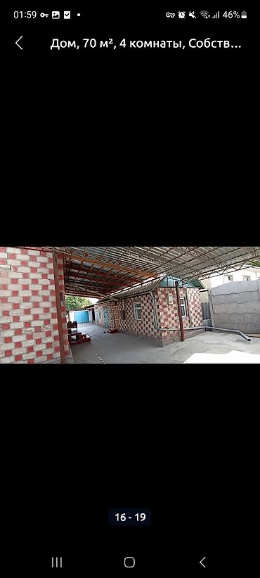 домик на дачу: Дом, 70 м², 4 комнаты. Одноэтажный кирпичный дом с узором «шахматка» — 3
