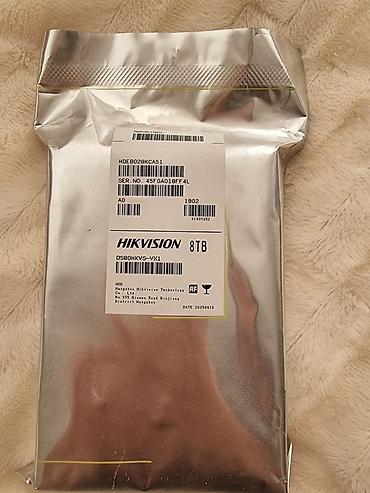 Masaüstü kompüterlər və komponentlər: Hikvision 3.5" HDD – 8TB Model: DS80HIKVS-VX1 Tutum: 8 TB İstehsalçı — 1