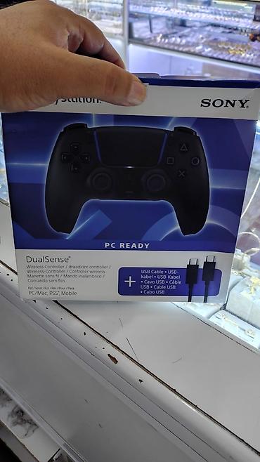 ps4 usb kabel original: Ps5 dualsense Black +type c — 1