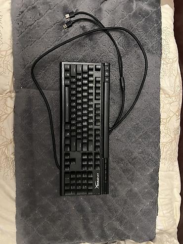 Аксессуары для ПК: HyperX mexaniki klaviatura - Brend/model: HyperX (loqosu üzərində) - — 1
