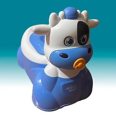 Детская гигиена и уход: 🎵 Горшок-теленок на колёсиках с музыкой! 🐮 Ваш малыш хочет всё делать — 3