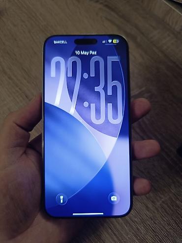 m4 pro: IPhone 15 Pro Max, 256 GB, Natural Titanium, Face ID, Simsiz şarj, Sənədlərlə — 1