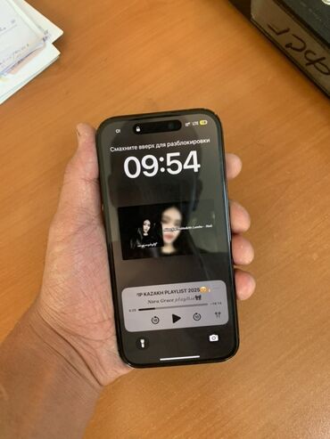 infinix gt 10 pro цена бишкек: IPhone 14 Pro, Колдонулган, Кара, Коргоочу айнек, Каптама, 84 %