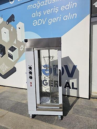 Оборудование для ресторанов, кафе: Qril aparatı Qril aparatı 3 tərəfidə şüşəli model Toyuq qril aparatı — 4