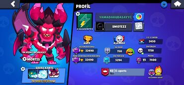 холодильники бу: Brawl Stars mobil oyununda yüksək səviyyəli hesab. Hesabda 70 döyüşçü