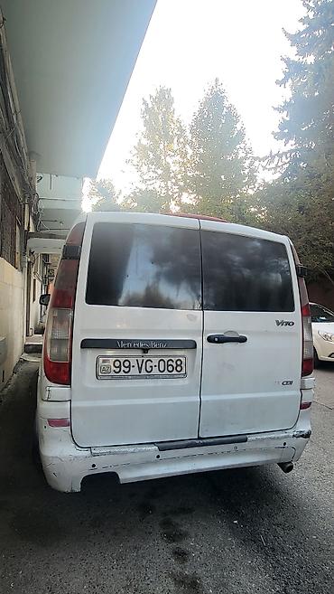 turbo az vito 112: Mercedes-Benz Vito CDi miniven - Kuzov: uzun gövdə, ağ rəng - Yan — 4