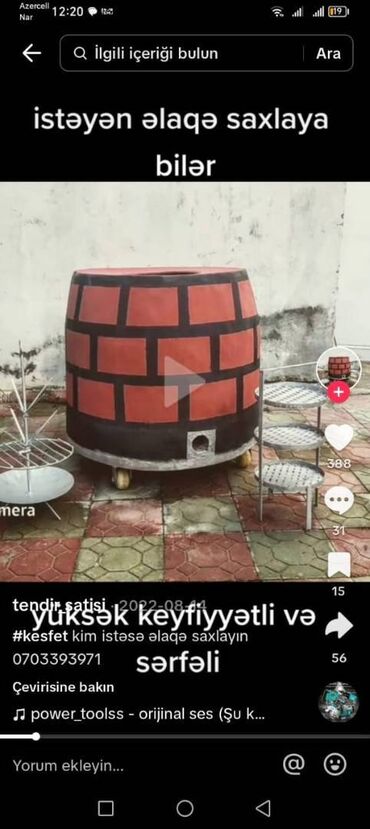 Təndir kürələri: Təndir satışı,təndir və kaminlərin quraşdırılması . ▪️şok! -da lalafo.az — 12 Təndir kürələri: Təndir satışı,təndir və kaminlərin quraşdırılması . ▪️şok! — 12