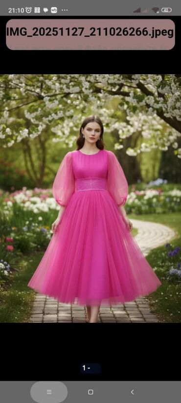 Платья: Детское платье, цвет - Белый — 7