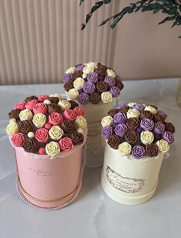 flower knows косметика: 🌹 Шоколадные розы — таттуу белек, унутулгус эмоция! 🎁 Айт майрамга — 7
