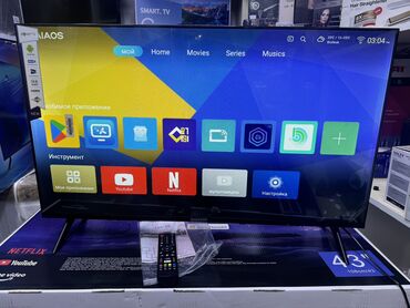 Телевизоры: Телик Телевизоры Samsung Android 13 с голосовым управлением, 43 — 16