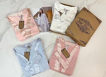 Пижамы: Пижама Бишкек Сатиновая красота всех видов модели: •Длинный рукав со — 38