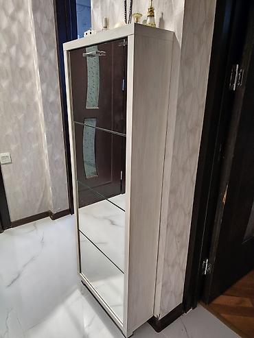 Ayaqqabı dolabları: Yeni, 4 qapılı, Ağ, Taxta Ayaqqabı dolabı — 4