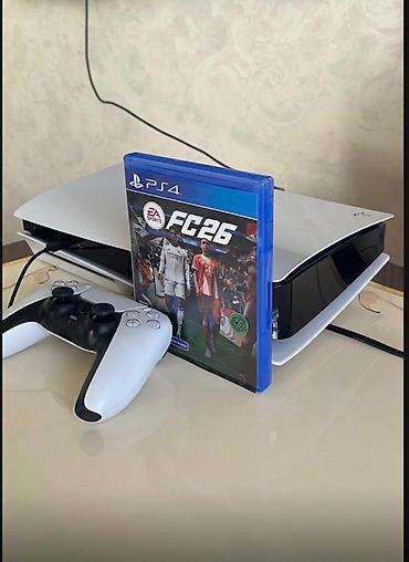 Məhsul: PlayStation 5 oyun konsolu + DualSense pultu + EA Sports FC 26 — 1