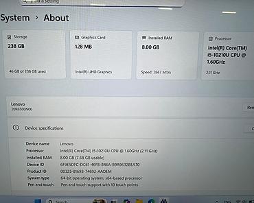 Ноутбуки и аксессуары: Lenovo Yoga L13 Touchscreen Noutbukun heç bir problemi yoxdu. Qələmi — 3