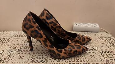 Туфли: Leopard naxışlı qadın klassik tuflilər - Brend/Model: Daxildə — 9